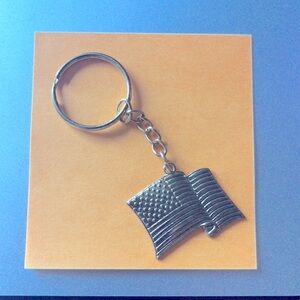 American Flag keychain
